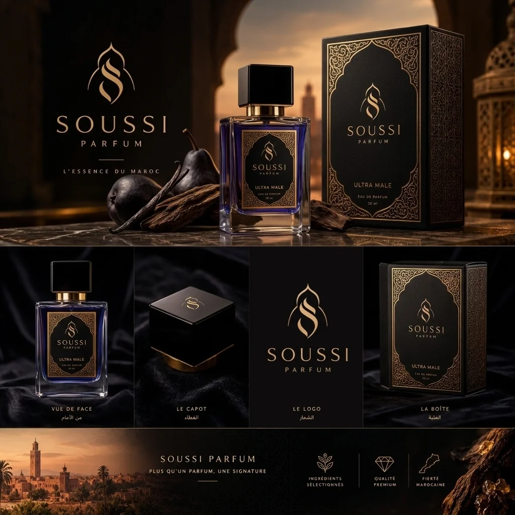 ألترا ميل جان بول غوتييه (Ultra Male JPG - كود 063) - سلاح الجاذبية الليلية بالكمثرى اللذيذة والفانيليا السوداء. - عطور السوسي